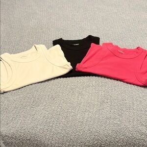 Old Navy Women's Tank Tops - White, Black, Pink